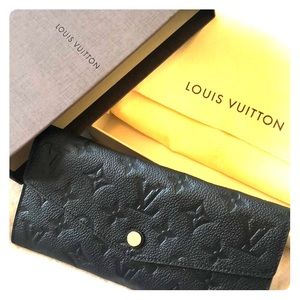 LOUIS VUITTON (authentic) noir empriente wallet